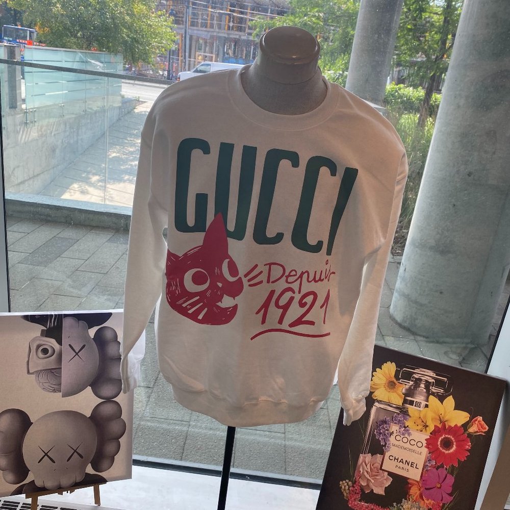 Gucci Style Crewneck Sweatshirt Custom Prints